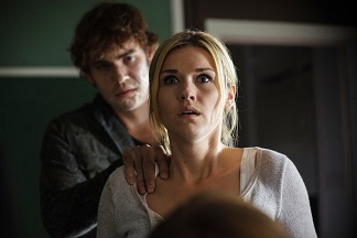 HAVEN -- Pictured: Rossif Sutherland as Henry/Sandman; Emily Rose as Audrey Parker