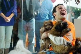 Smothered by puppies. 