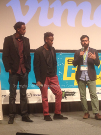 Faysal Ahmed, Barkhad Abdirahman and director 