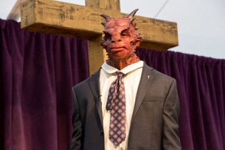 GRIMM -- "The Believer" Episode 516 -- Pictured: Brady Romberg as Dwight stunt creature -- (Photo by: Scott Green/NBC)
