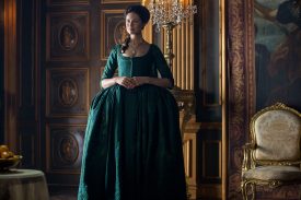 Claire slays in this dress. Gorgeous.