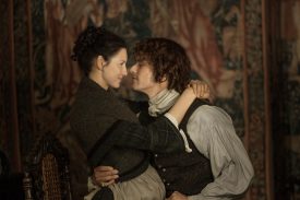 This was such a cute scene. I adore Jamie and Claire loving on one another.