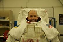 Actor Jon Cryer at Johnson Space Center in Houston for “Celebrity Adventure Club”