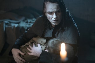 Such a beautiful moment when the boy falls into the arms of his father.