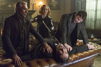 What's a little cauterizing of wounds between friends? Let's hope that bite doesn't change you, Sir Malcolm.