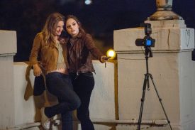 (L to R) Leila George and Emily Meade star in Mother, May I Sleeahep with Danger? premiering June 18, 2016 on Lifetime. Photo by Trae Patton/Lifetime/Sony Pictures Television. Copyright 2016