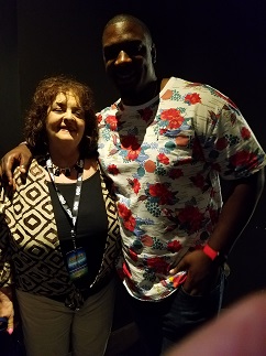 Linda Seide with Donovan Carter