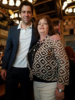 Linda Seide with Troy Garity
