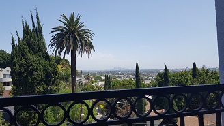 Beautiful view from the balcony off 2nd floor of The London hotel.