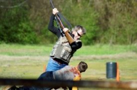 Troy taking care of business.