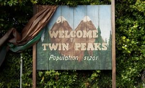 Twin Peaks Welcome sign