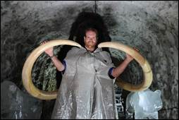 “Expedition Unknown” host Josh Gates in Siberia searching for the woolly mammoth.