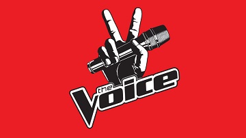 The Voice - NBC red black white logo