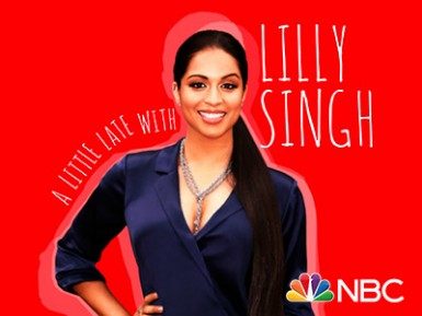 A Little Late with Lilly Singh - S01 NBC key art