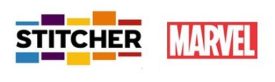 Stitcher and Marvel combo logo