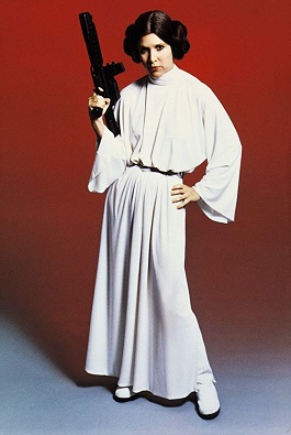 Carrie Fisher as Princess Leia - Looking for Leia on Syfy