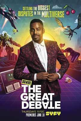 SYFY WIRE'S THE GREAT DEBATE Season 01 Key Art