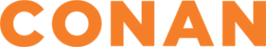 CONAN orange-white logo - TBS