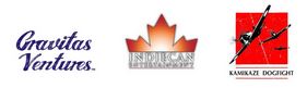 Gravitas Ventures - Indiecan Entertainment - Kamikaze Dogfight combo logo