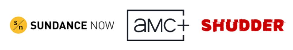 Sundance Now - AMC+ - Shudder (combo logo)