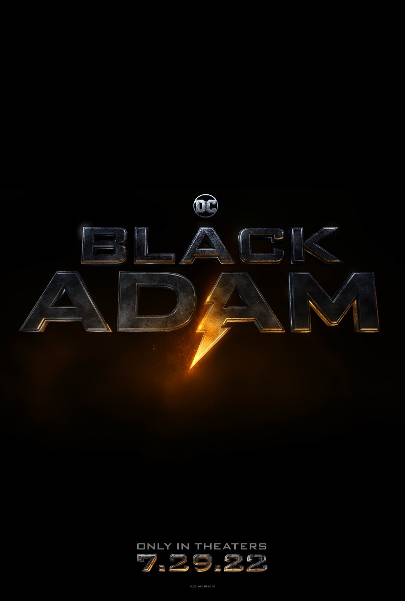 BLACK ADAM - Warner Bros - July 2022 key art1