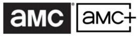 AMC, AMC+, AMC Plus combo logo bw