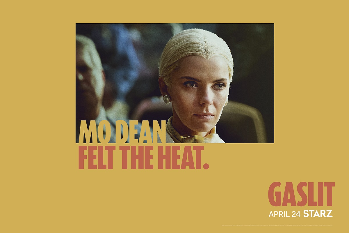 GASLIT - Betty Gilpin Key Art - STARZ (Season 1)