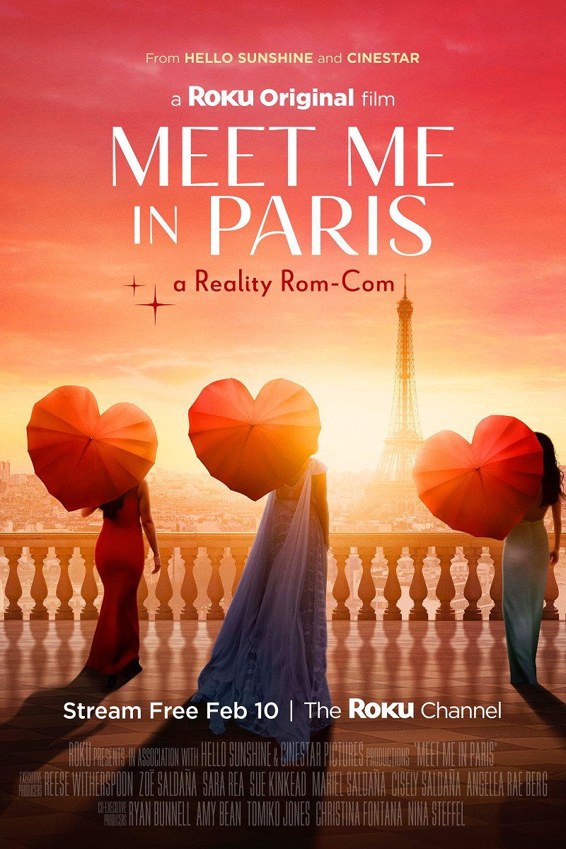 Meet Me In Paris key art - Roku - Hello Sunshine - Cinestar
