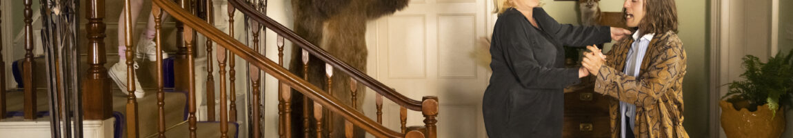 RAIN DOGS -- Pictured: Fleur Tashjian, Daisy May Cooper, Jack Farthing -- Photograph by Simon Ridgway/HBO HBO Max