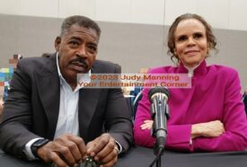 L-R: Actor ERNIE HUDSON and Executive Producer DEBORAH PRATT - Quantum Leap (NBC) at WonderCon 2023