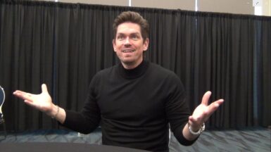 TRUE LIES, CBS, Steve Howey at WonderCon 2023