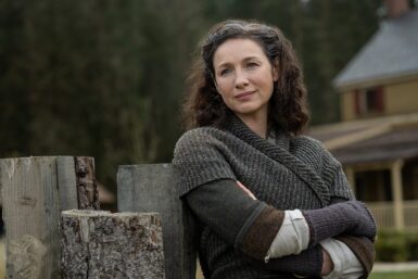 Outlander Season 7 - Starz - First Look 4 - Caitriona Balfe as Claire Fraser -- (Photo Cr: Starz)