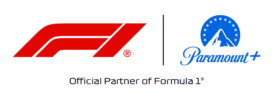 Formula 1 and Paramount+ logo