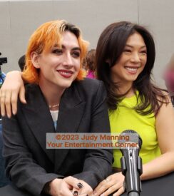 Quantum Leap (NBC) - WonderCon 2023 Press Room - L-R: Mason Alexander Park, Nanrisa Lee, -- Photo Cr: Judy Manning/Your Entertainment Corner
