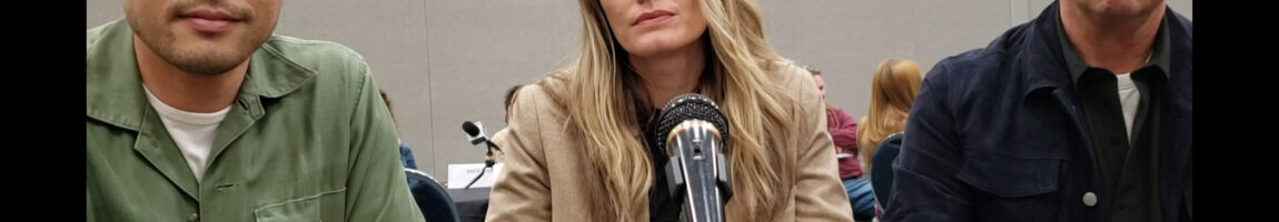 Quantum Leap (NBC) WonderCon 2023 (Raymond Lee, Caitlin Bassett, Dean Georgaris)