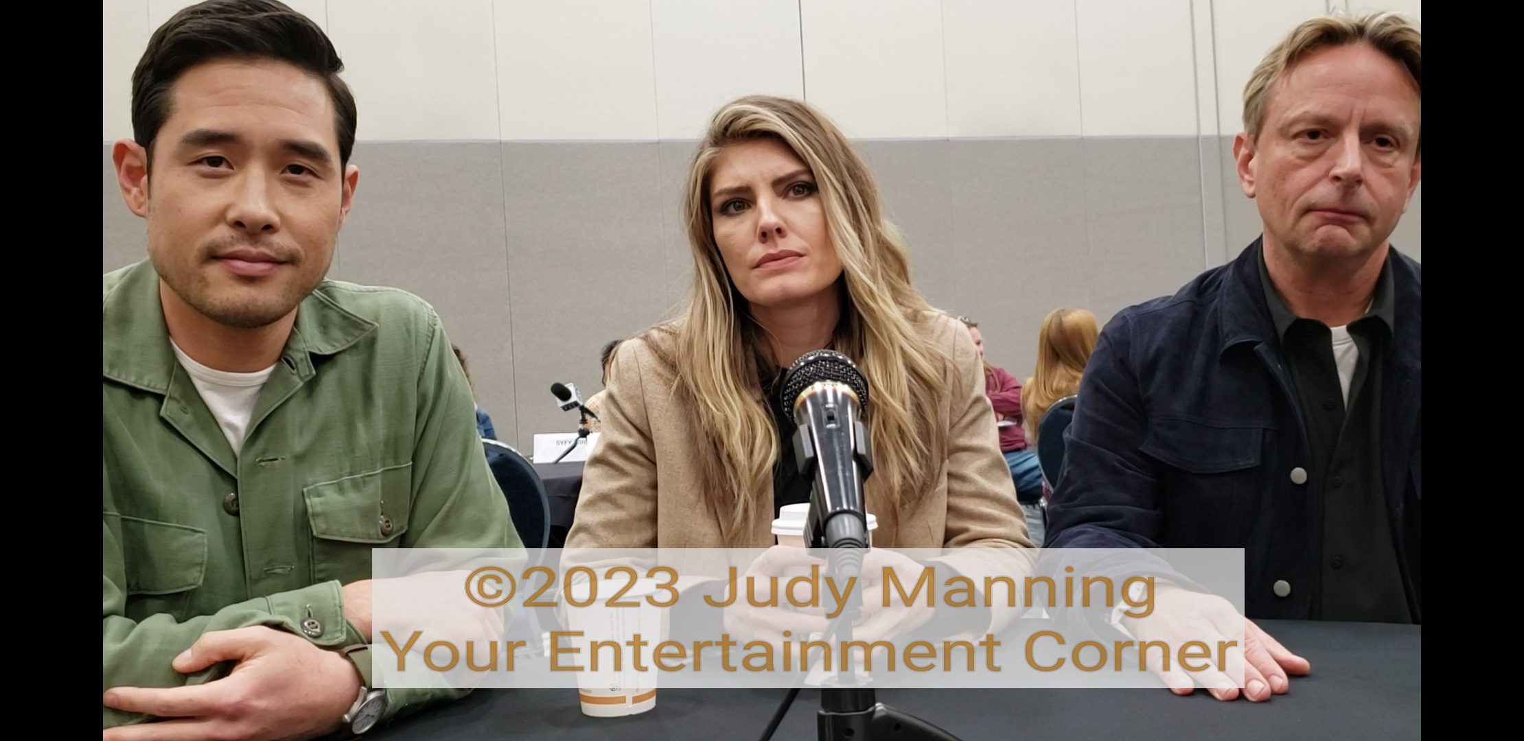 Quantum Leap (NBC) WonderCon 2023 (Raymond Lee, Caitlin Bassett, Dean Georgaris)