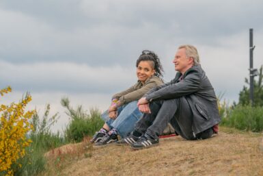 The Full Monty - HULU -- Pictured: Robert Carlyle as Gaz and Talitha Wing as Destiny -- Photo Courtesy of FX Networks.